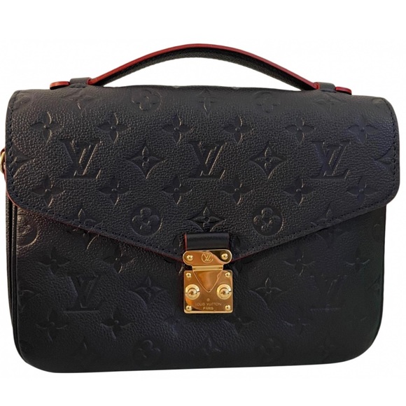 Used Louis Vuitton Pochette Metis Black Monogram Empreinte